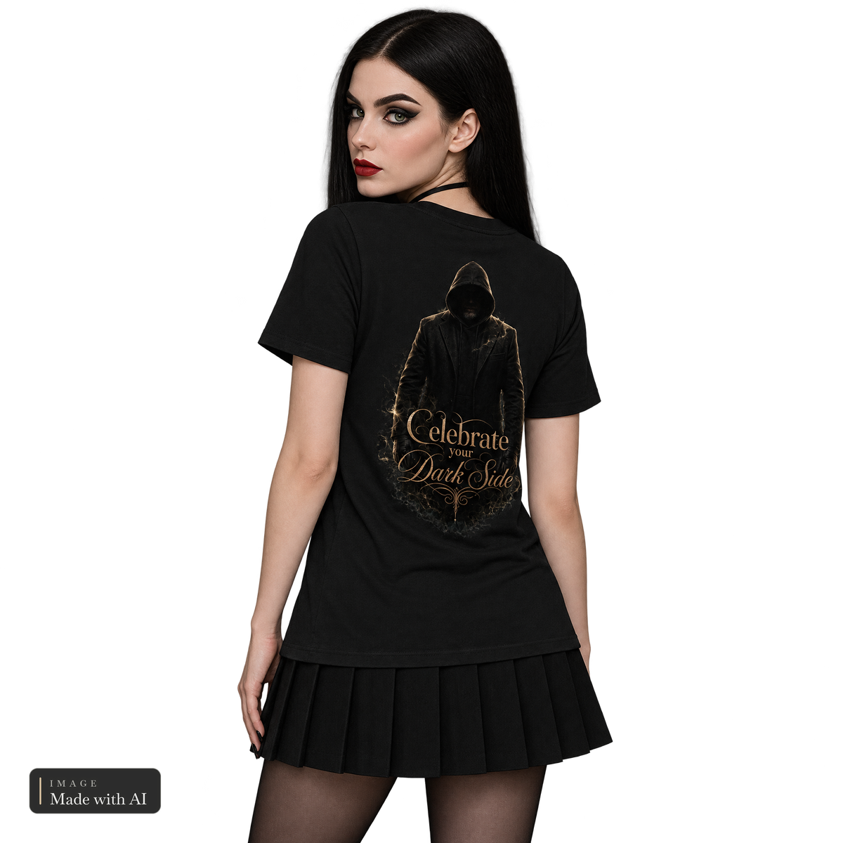 Baron Darkshire · Shirt, getragen von Katha, Rückansicht