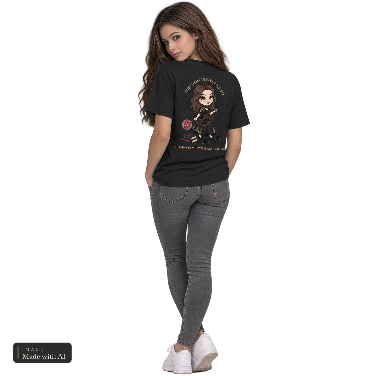 Dark Darlings · Juna · Shirt, getragen von Juna, Rückansicht
