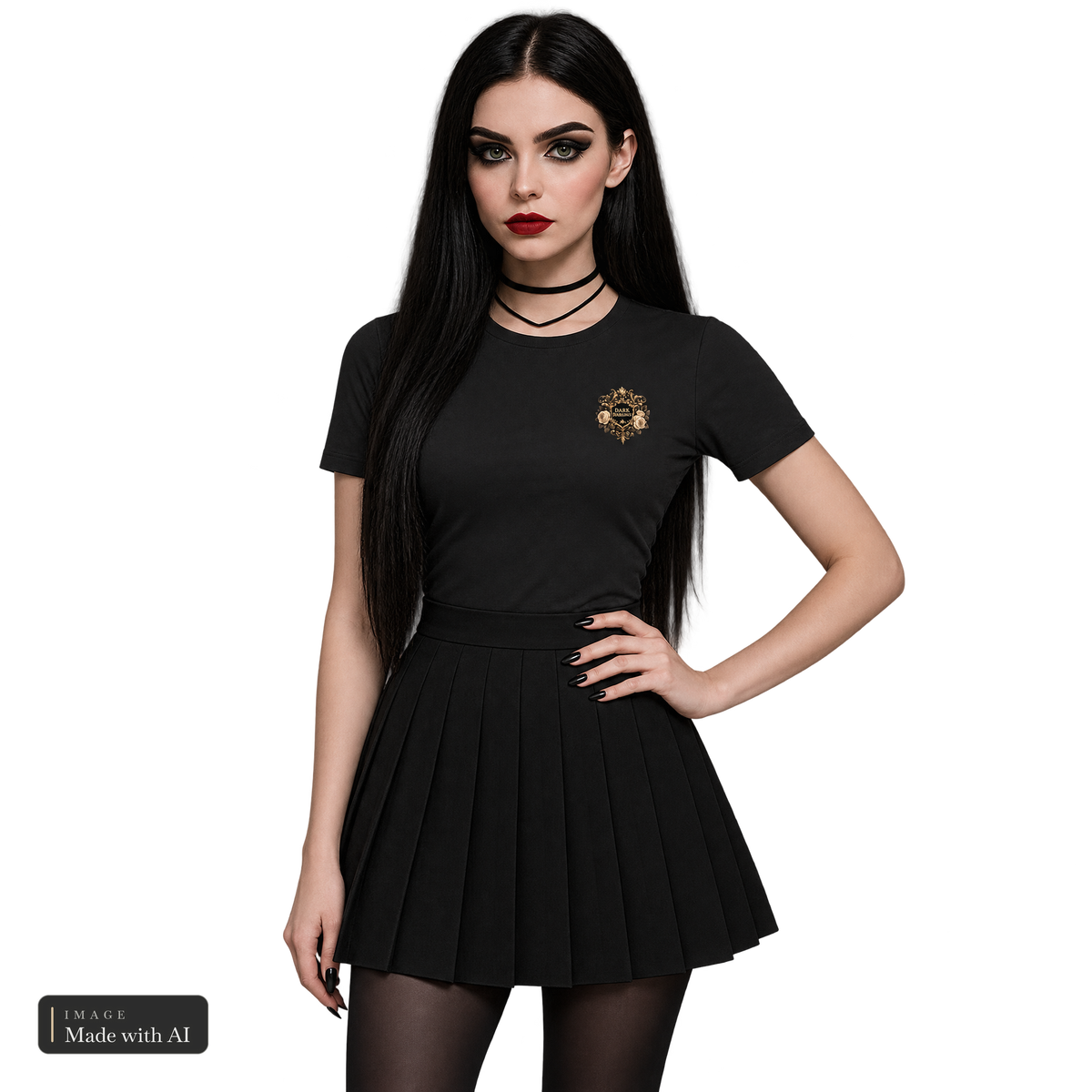 Dark Darlings · Katha · Shirt, getragen von Katha, Vorderansicht