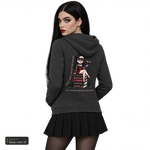 Dark Darlings · Katha · Zipper, getragen von Katha, Rückansicht