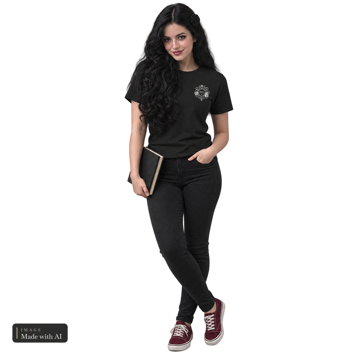 Dark Darlings · Luna · Shirt, getragen von Luna, Vorderansicht