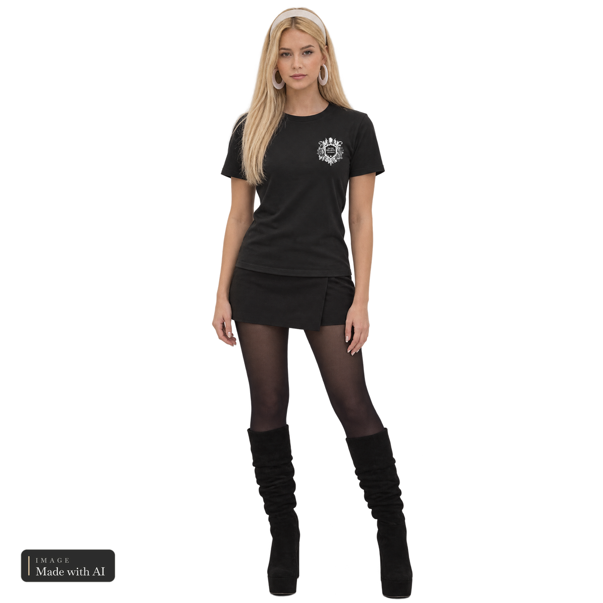 Dark Hearts Signature · Shirt, getragen von Sanja, Vorderansicht