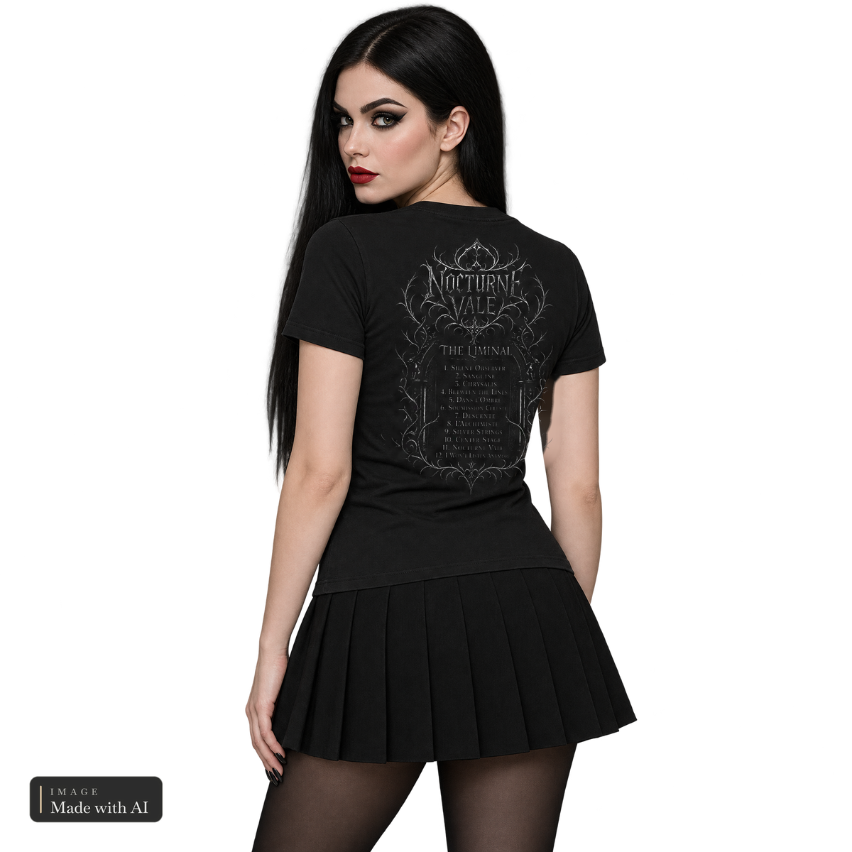 Nocturne Vale · The Liminal · Shirt, getragen von Katha, Rückansicht