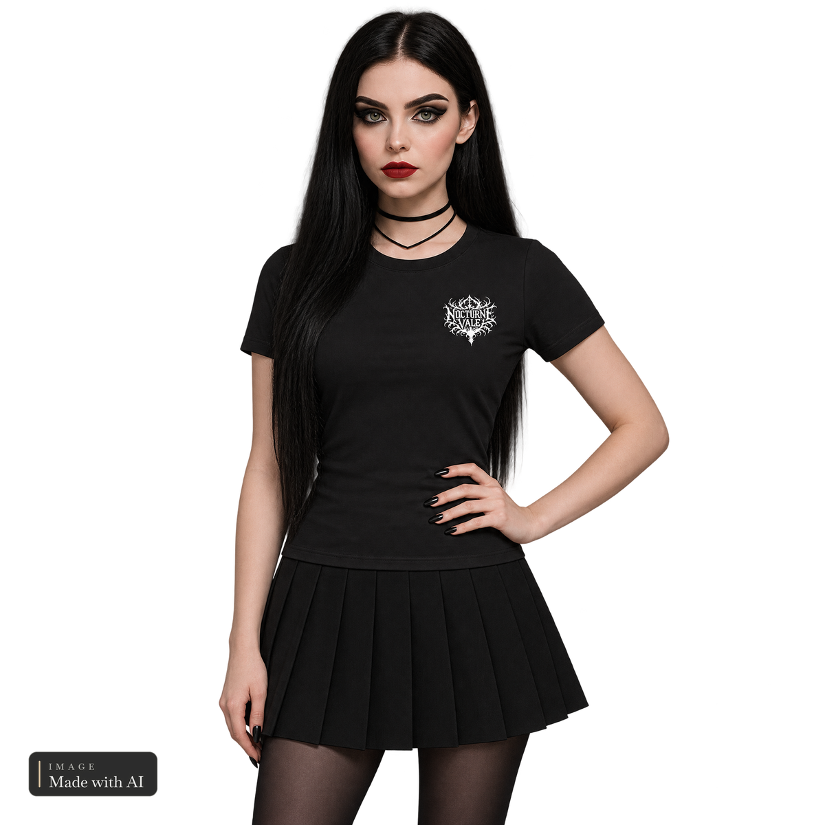Nocturne Vale · The Liminal · Shirt, getragen von Katha, Vorderansicht