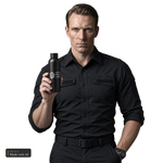 Shadowbound Protection Group · Trinkflasche, Ethan in der Hand