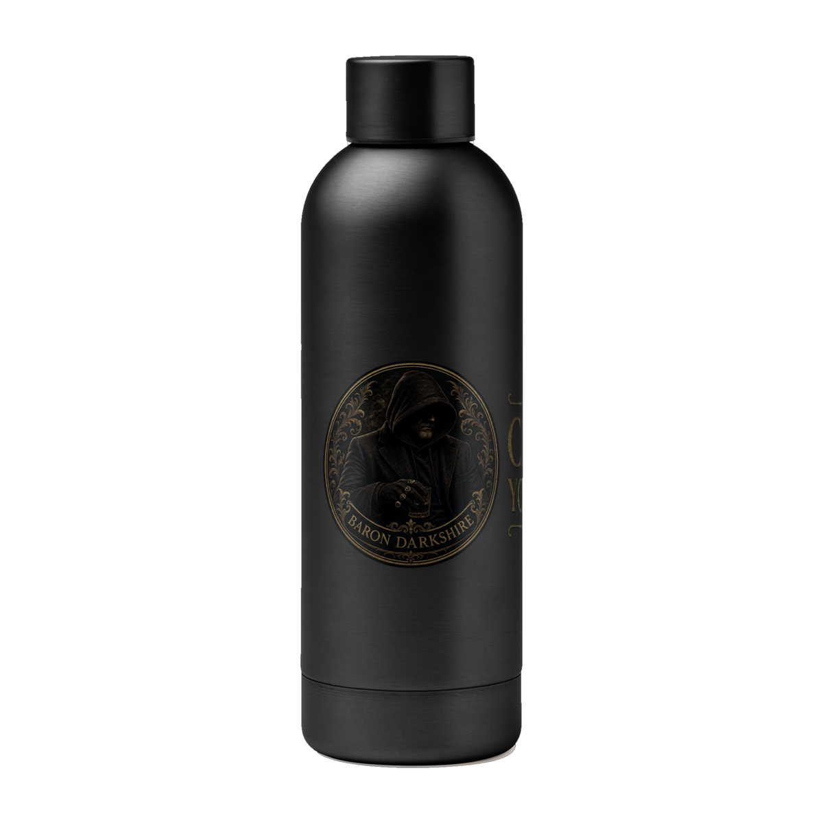 Baron Darkshire · Trinkflasche, Vorderansicht