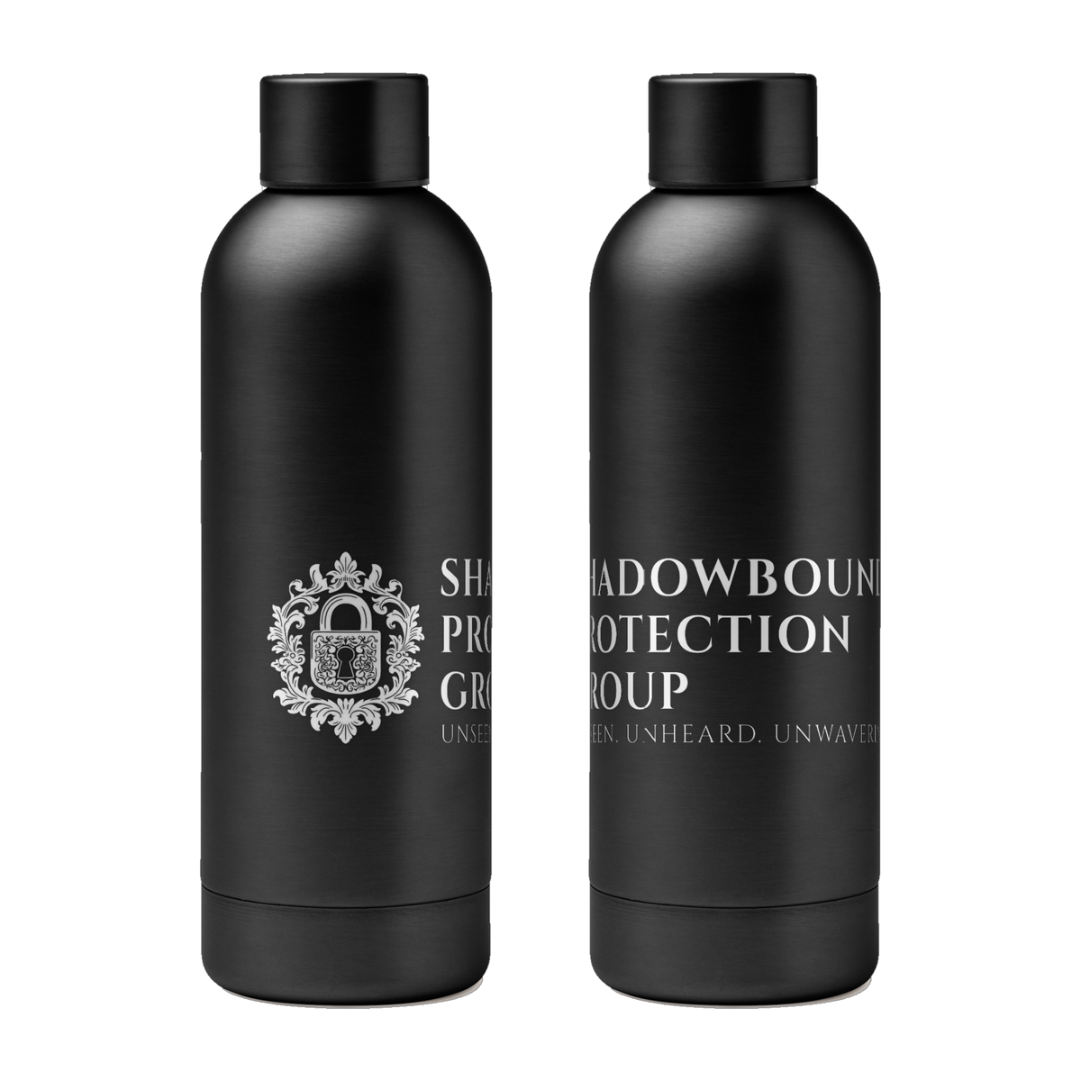 Shadowbound Protection Group · Trinkflasche, beide Seiten